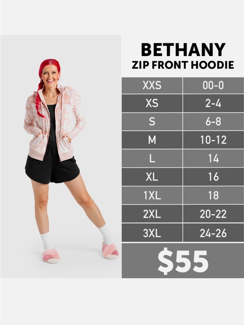 LuLaRoe Bethany Cozy Zip Front Hoodie - Picture 6 of 6